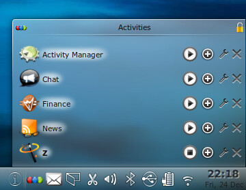 Activity manager screenshot 1